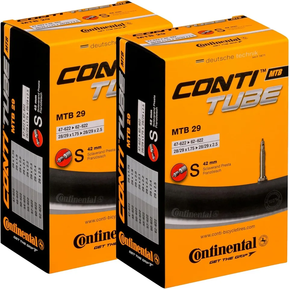 Continental MTB 29 Tube 2-Pack (Presta 42mm)