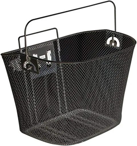 Diamondback Metal Mesh Quick-Release Bicycle Basket