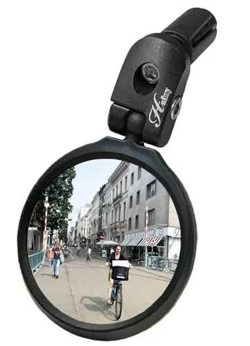Hafny Bar-End Mirror - Silver Glass 62mm Single