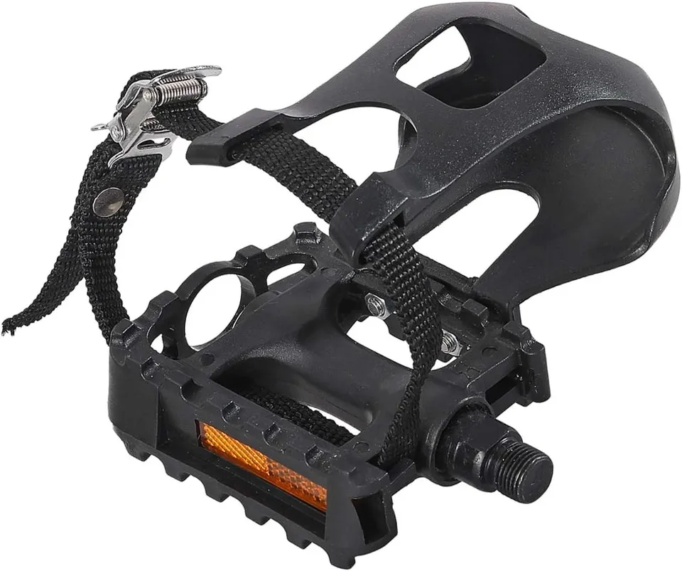 Joystar DRBIKE Toe-Clip Bike Pedals with Straps