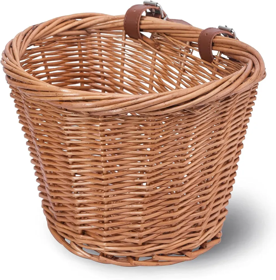 Joystar DRBIKE Wicker Kids Bike Basket for 12-18" Bikes
