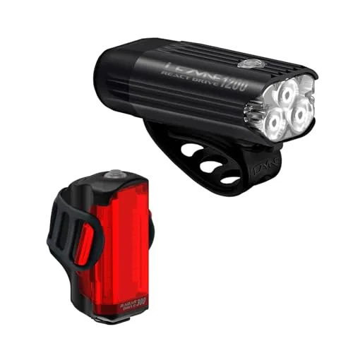Lezyne Radar React Front & Rear LED Bike Light Set