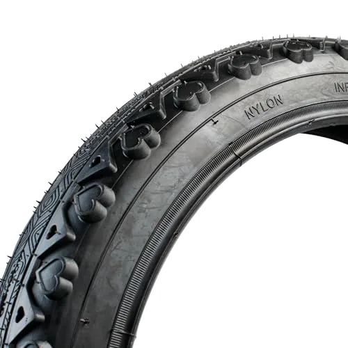 RoyalBaby Bike Out Tire, 14 Inch, Wide 2.125", Black