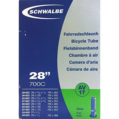 Schwalbe AV17 Schrader Inner Tube - Single