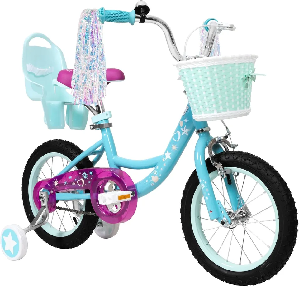 WEIZE Girls Doll-Seat Bike