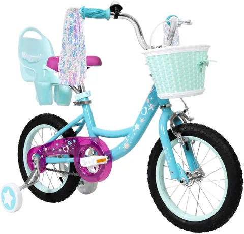 WEIZE Girls Doll-Seat Bike