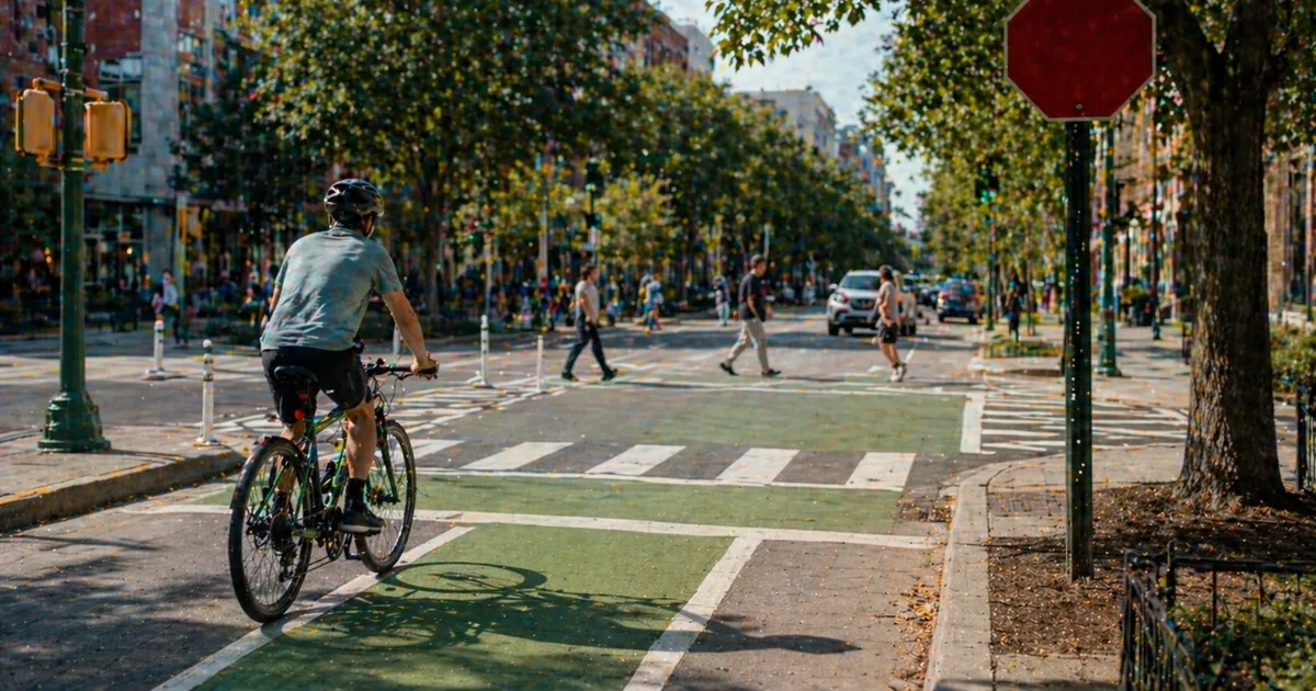 Bicycle Right-of-Way & Traffic Rules: Stop Signs, Idaho Stop & Lane Position - BikeSize bike laws guide