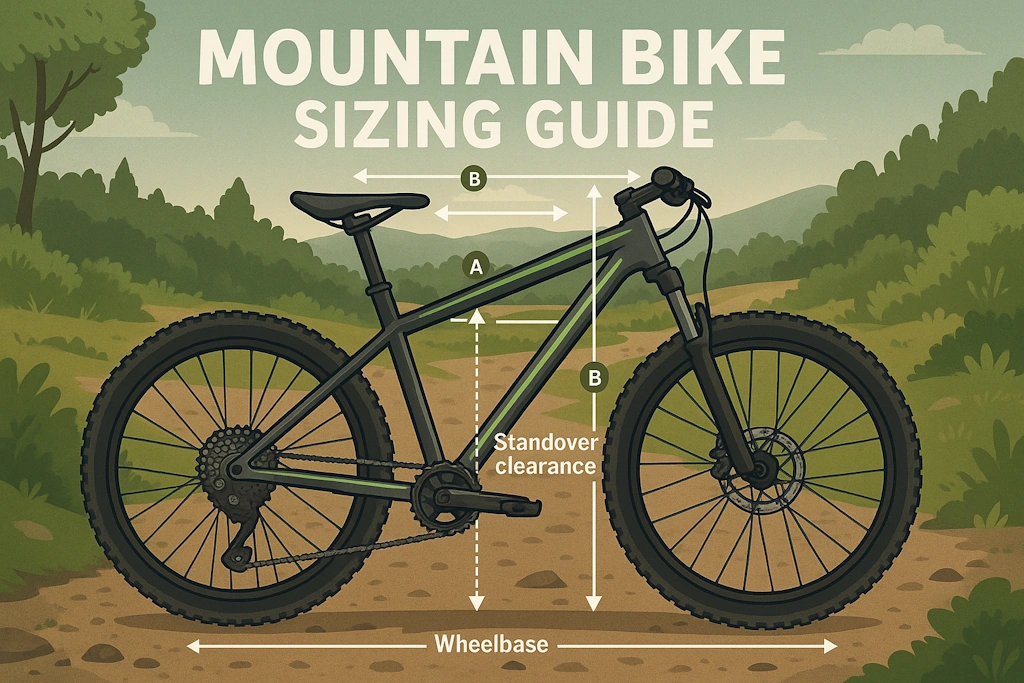 Mountain Bike Sizing Guide 2026 | Trail Geometry + Calc